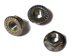 Flange Nut Stainless Steel SUS304 M5 - Click Image to Close